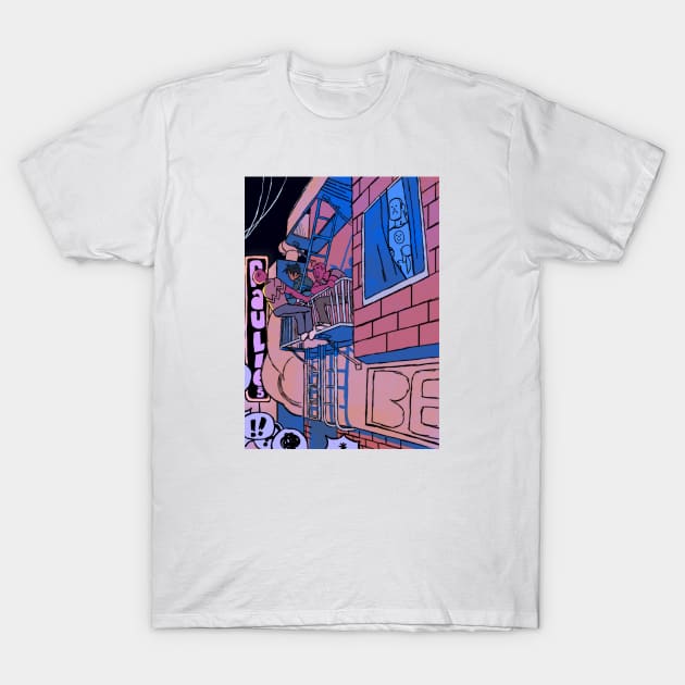 Balcony T-Shirt by raulfigtree